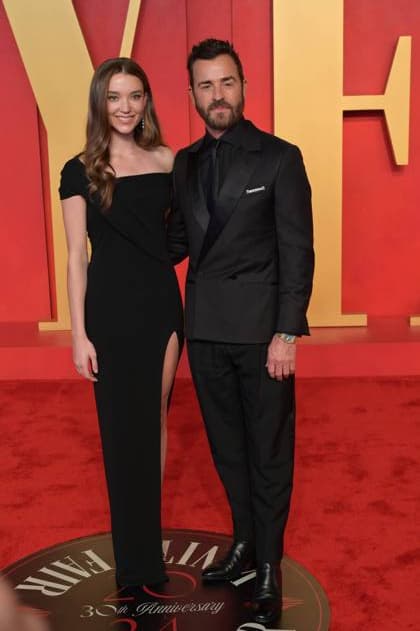 Vanity Fair Oscar Party 2024 - Los Angeles, USA LOS ANGELES, USA. March 10, 2024: Nicole Brydon Bloom & Justin Theroux at the 30th Vanity Fair Oscar Party. Los Angeles CA USA  Copyright: xPaulxSmith Featureflashx