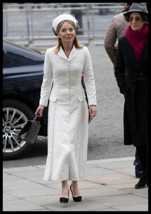 . 11 03 2024. London, United Kingdom. Gerri Halliwell arriving at the Commonwealth Day Service at Westminster Abbey in London. xStephenxLockx xi-Imagesx IIM-25047-0064
