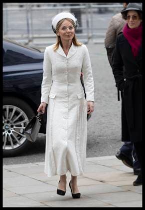 . 11 03 2024. London, United Kingdom. Gerri Halliwell arriving at the Commonwealth Day Service at Westminster Abbey in London. xStephenxLockx xi-Imagesx IIM-25047-0065