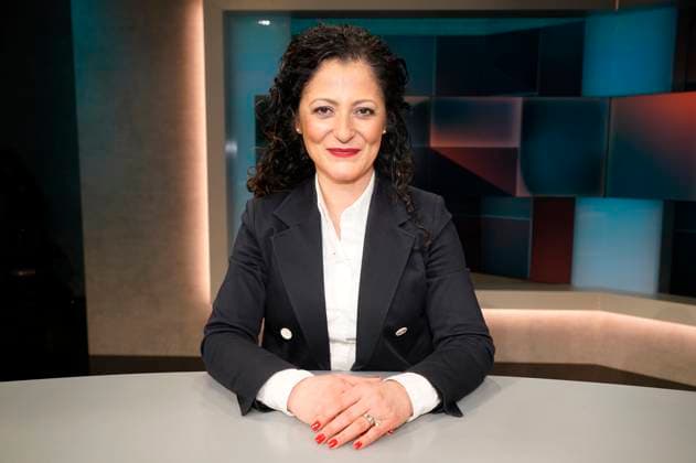 Cansel Kiziltepe in der ARD-Talkshow hart aber fair im Studio Adlershof. Berlin, 11.03.2024