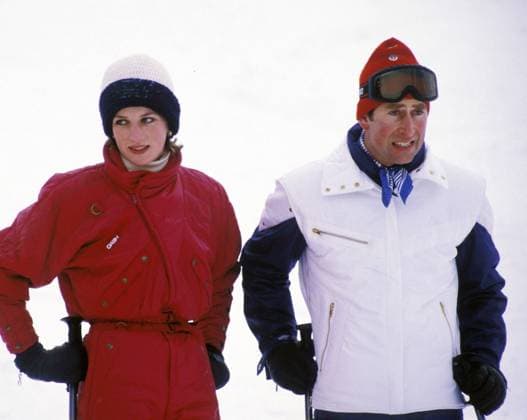 Skiing Holiday In Liechtenstein HRH, PRINCE CHARLES & THE PRINCESS DIANA OF WALES During a Skiing Holiday In Liechtenstein, January 24th 1985. Ref: CAP PL Phil Loftus Liechtenstein Copyright: xPhilxLoftus CapitalxPicturesx