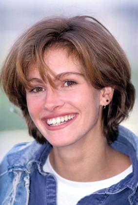 JULIA ROBERTS Ref: 026 short hair, smiling, headshot, portrait London Great Britain Copyright: xPhilxLoftus CapitalxPicturesx