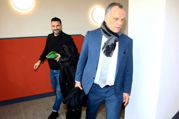 Bilder des Jahres 2024, Entertainment 03 März Entertainment Themen der Woche KW11 Marc Terenzi mit seinem Anwalt Andreas Hohnel bei der Gerichtsverhandlung wegen des Vorwurfs der sexuellen Belästigung einer 15-Jährigen gegen Marc Terenzi vor dem Amtsgericht Borna. Borna, 14.03.2024 *** Marc Terenzi with his lawyer Andreas Hohnel at the court hearing on charges of sexual harassment of a 15-year-old girl against Marc Terenzi at Borna Borna District Court, 14 03 2024 Foto:xM.xWehnertx xFuturexImagex terenzi_4305