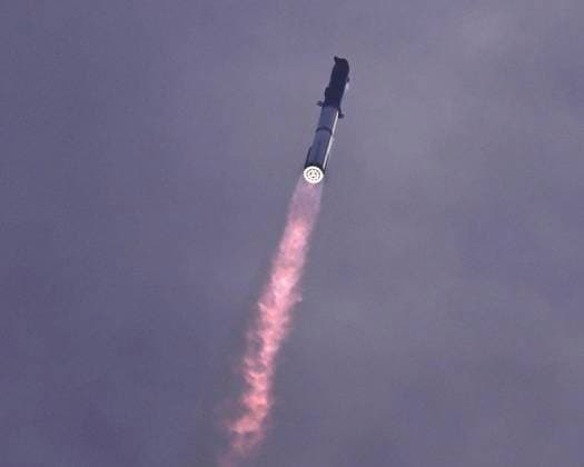 News Themen der Woche KW11 News Bilder des Tages SpaceX launches its third flight test of Starship from Launch Complex 1 at Starbase in Boca Chica, Texas on Thursday, March 14, 2024. .  BCP20240314003 JOExMARINO