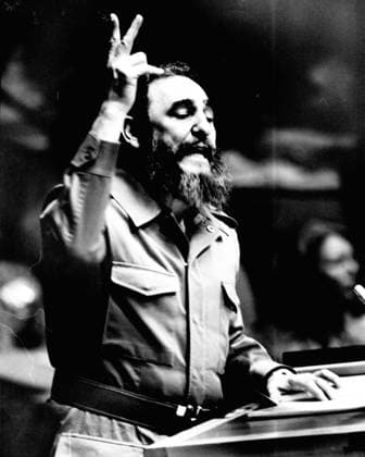 October 12, 1979: New York, New York, United States Cuban Premier FIDEL CASTRO addressed the United Nations General Assembly. New York U.S. - ZUMAk09_ 19791012_jtc_k09_458 Copyright: xKeystonexPressxAgencyx