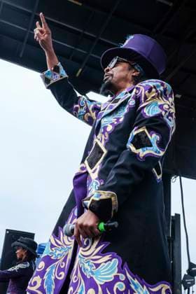 Bootsy Collins live auf dem auf dem SXSW Conference & Festivals 2024 auf der Lady Bird Lake Bühne. Austin, 15.03.2024