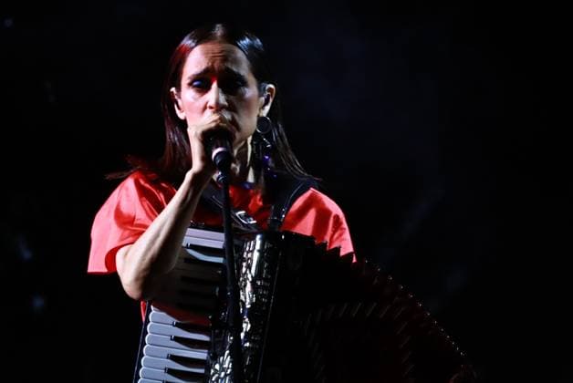 Julieta Venegas ‘Tiempo de Mujeres’ Concert March 16, 2024, Mexico City, Mexico: Mexican singer Julieta Venegas performs during a free concert at Mexico City Zocalo as part of the Tiempo de Mujeres Festival. on March 16, 2024, Mexico City, Mexico. (Photo by Carlos Santiago Eyepix Group) Copyright: xCarlosxSantiago xEyepixxGroupx CS_16032024_114424