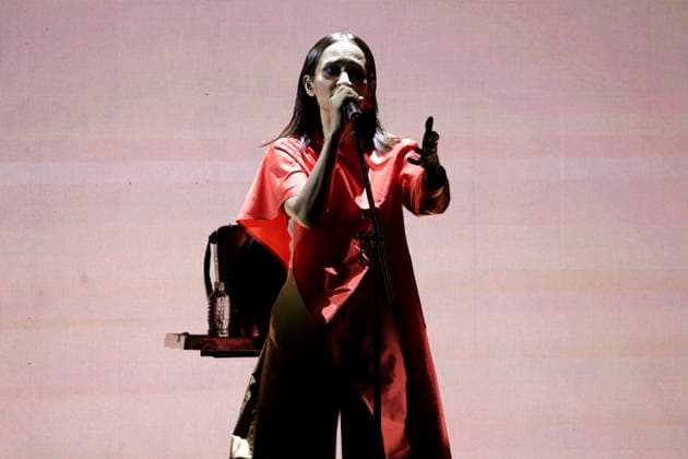 Time for Women: Festival for Equality Concert March 16, 2024, Mexico City, Mexico: Singer Julieta Venegas, performs during a free concert as part of the Time for Women: Festival for equality at the Mexico City Zocalo. on March 16, 2024 in Mexico City, Mexico (Photo by Luis Barron Eyepix Group) Copyright: xLuisxBarronx xEyepixxGroupx LB20240316J13
