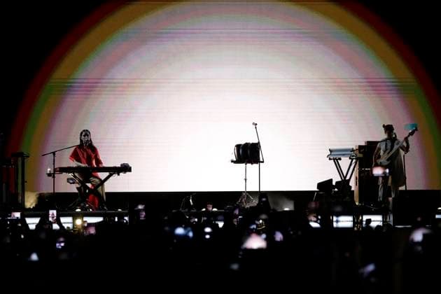 Time for Women: Festival for Equality Concert March 16, 2024, Mexico City, Mexico: Singer Julieta Venegas, performs during a free concert as part of the Time for Women: Festival for equality at the Mexico City Zocalo. on March 16, 2024 in Mexico City, Mexico (Photo by Luis Barron Eyepix Group) Copyright: xLuisxBarronx xEyepixxGroupx LB20240316J11