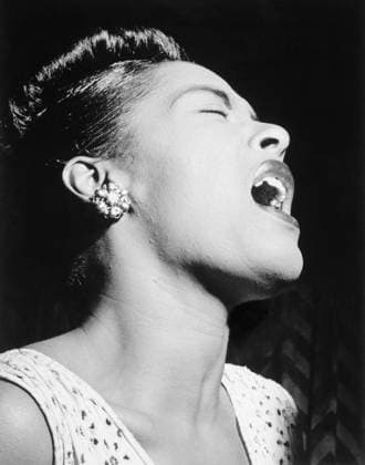 BILLIE HOLIDAY (1915-1959). American singer. Photographed in 1948.  Copyright: xGRANGERx xGRANGERx 0000605