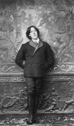 OSCAR WILDE (1854-1900). Irish poet, wit and dramatist. Photographed in 1882 in New York City by Napoleon Sarony.  Copyright: xGRANGERx xGRANGERx 0016455
