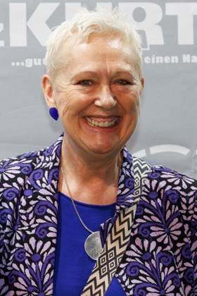 Lioba Albus bei der Verleihung des Comedy-Preises Recklinghäuser Hurz im Ruhrfestspielhaus. Recklinghausen, 18.03.2024