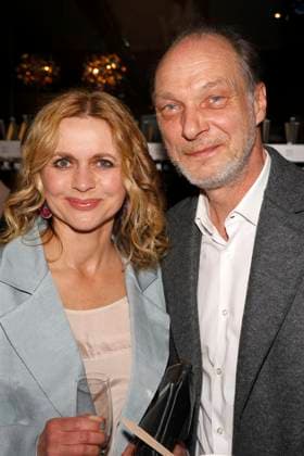Christine Sommer mit Ehemann Martin Brambach bei der Verleihung des Comedy-Preises Recklinghäuser Hurz im Ruhrfestspielhaus. Recklinghausen, 18.03.2024