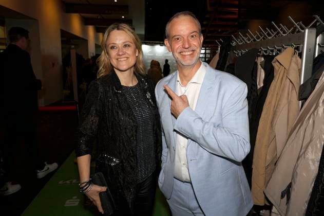 Lisa Feller und Rene Steinberg bei der Verleihung des Comedy-Preises Recklinghäuser Hurz im Ruhrfestspielhaus. Recklinghausen, 18.03.2024