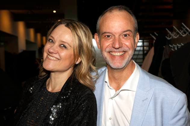 Lisa Feller und Rene Steinberg bei der Verleihung des Comedy-Preises Recklinghäuser Hurz im Ruhrfestspielhaus. Recklinghausen, 18.03.2024