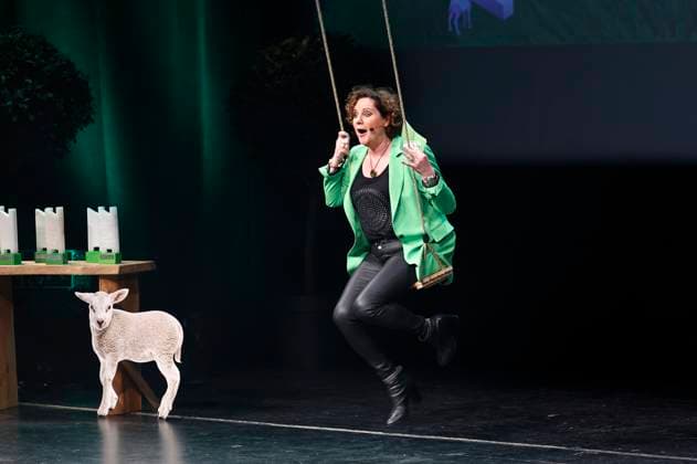 Steffi Neu bei der Verleihung des Comedy-Preises Recklinghäuser Hurz im Ruhrfestspielhaus. Recklinghausen, 18.03.2024