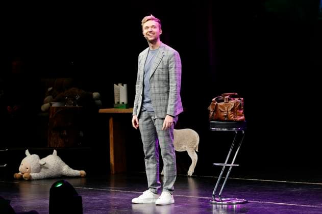 Marc Weide bei der Verleihung des Comedy-Preises Recklinghäuser Hurz im Ruhrfestspielhaus. Recklinghausen, 18.03.2024