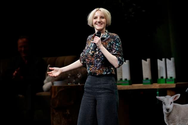 Shari Litt bei der Verleihung des Comedy-Preises Recklinghäuser Hurz im Ruhrfestspielhaus. Recklinghausen, 18.03.2024