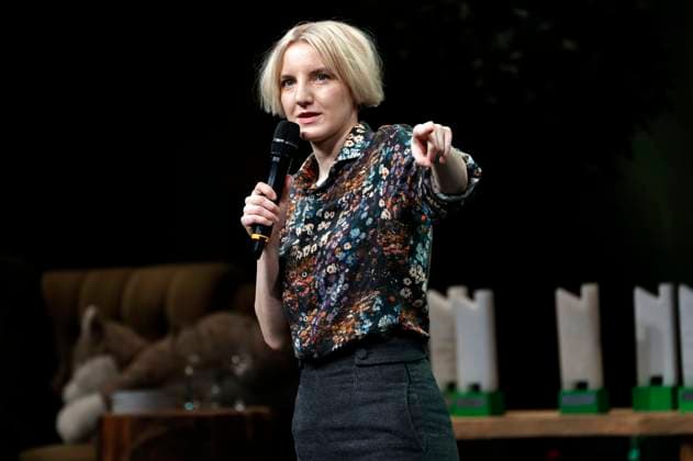 Shari Litt bei der Verleihung des Comedy-Preises Recklinghäuser Hurz im Ruhrfestspielhaus. Recklinghausen, 18.03.2024