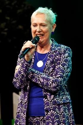 Lioba Albus bei der Verleihung des Comedy-Preises Recklinghäuser Hurz im Ruhrfestspielhaus. Recklinghausen, 18.03.2024