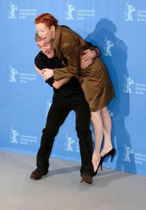 Julia Photocall - 58th International Film Festival Berlin 09 February 2008 - Berlin, Germany - Erick Zonca and Tilda Swinton. Julia Photocall 58th International Berlin Film Festival at Potsdamer Platz. Photo Credit: Siemoneit AdMedia Berlin GE GERMANY EDITORIAL USE ONLY  Copyright: xx Siemoneitx admphotos267251