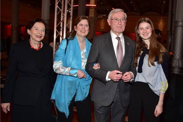 22. HörfilmPreis 2024 EINE MILLION MINUTEN Eva Luise Köhler, DR. ULRIKE KRISTINA KÖHLER, Horst Köhler, Helene Köhler,Enkelin 22. Deutscher Hörfilmpreis 2024 in der Hauptstadtrepräsentanz der Deutschen Telekom in Berlin, am 19.03.2024