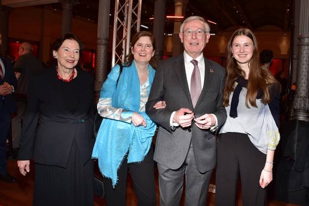 22. HörfilmPreis 2024 va Luise Köhler, DR. ULRIKE KRISTINA KÖHLER, Horst Köhler, Helene Köhler,Enkelin 22. Deutscher Hörfilmpreis 2024 in der Hauptstadtrepräsentanz der Deutschen Telekom in Berlin, am 19.03.2024