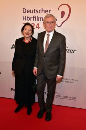 22. HörfilmPreis 2024 Eva Luise Köhler, Horst Köhler, Bundepräsident von 2004-2010 a.D. 22. Deutscher Hörfilmpreis 2024 in der Hauptstadtrepräsentanz der Deutschen Telekom in Berlin, am 19.03.2024