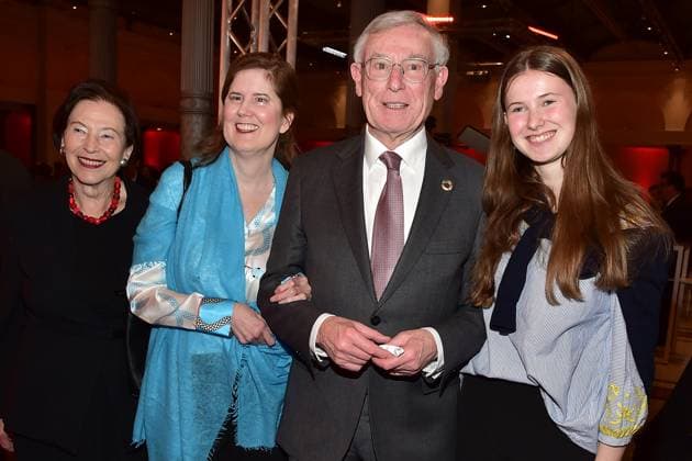 22. HörfilmPreis 2024 Eva Luise Köhler, DR. ULRIKE KRISTINA KÖHLER, Horst Köhler, Helene Köhler,Enkelin 22. Deutscher Hörfilmpreis 2024 in der Hauptstadtrepräsentanz der Deutschen Telekom in Berlin, am 19.03.2024