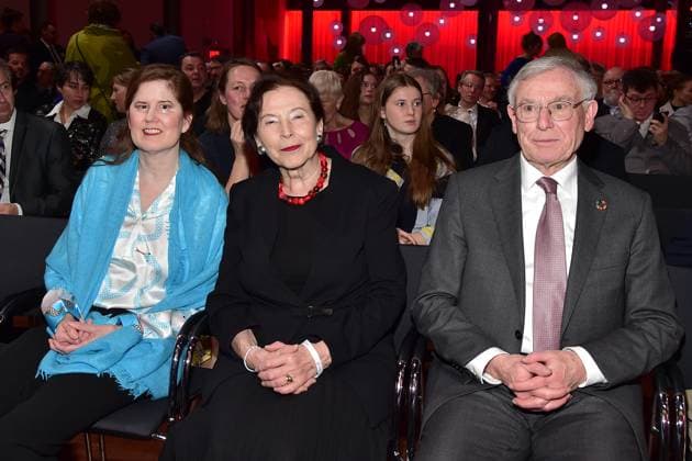 22. HörfilmPreis 2024 Eva Luise Köhler, DR. ULRIKE KRISTINA KÖHLER, Horst Köhler 22. Deutscher Hörfilmpreis 2024 in der Hauptstadtrepräsentanz der Deutschen Telekom in Berlin, am 19.03.2024