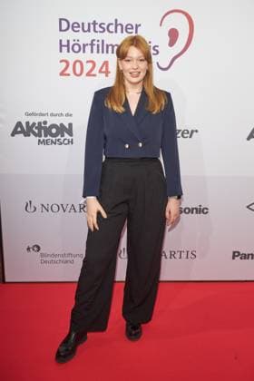 Lilly Charlotte Dreesen - Verleihung des 22.Deutschen Hoerfilmpreis 2024 in der Hauptstadtrepraesentanz der Deutschen Telekom in Berlin am 19.03.2024. 22. Deutscher Hoerfilmpreis 2024