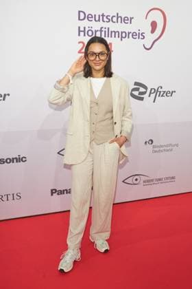 Taneshia Abt - Verleihung des 22.Deutschen Hoerfilmpreis 2024 in der Hauptstadtrepraesentanz der Deutschen Telekom in Berlin am 19.03.2024. 22. Deutscher Hoerfilmpreis 2024