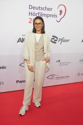 Taneshia Abt - Verleihung des 22.Deutschen Hoerfilmpreis 2024 in der Hauptstadtrepraesentanz der Deutschen Telekom in Berlin am 19.03.2024. 22. Deutscher Hoerfilmpreis 2024