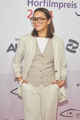 Taneshia Abt - Verleihung des 22.Deutschen Hoerfilmpreis 2024 in der Hauptstadtrepraesentanz der Deutschen Telekom in Berlin am 19.03.2024. 22. Deutscher Hoerfilmpreis 2024