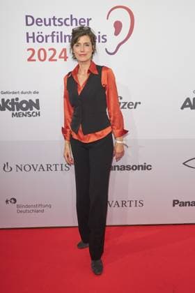 Julia Bremermann - Verleihung des 22.Deutschen Hoerfilmpreis 2024 in der Hauptstadtrepraesentanz der Deutschen Telekom in Berlin am 19.03.2024. 22. Deutscher Hoerfilmpreis 2024