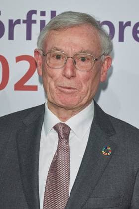 Horst Koehler (Bundespraesident a.D.) - Verleihung des 22.Deutschen Hoerfilmpreis 2024 in der Hauptstadtrepraesentanz der Deutschen Telekom in Berlin am 19.03.2024. 22. Deutscher Hoerfilmpreis 2024