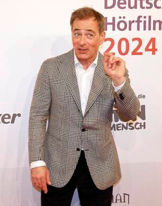Jan Sosniok beim Deutschen Hoerfilmpreis 2024 in der Hauptstadtrepraesentanz der Deutschen Telekom Berlin.