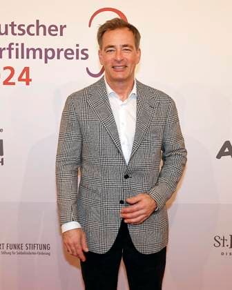 Jan Sosniok beim Deutschen Hoerfilmpreis 2024 in der Hauptstadtrepraesentanz der Deutschen Telekom Berlin.