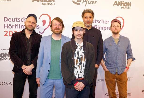 CRUCCHI GANG beim Deutschen Hoerfilmpreis 2024 in der Hauptstadtrepraesentanz der Deutschen Telekom Berlin.