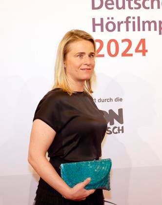 Verena Bentele beim Deutschen Hoerfilmpreis 2024 in der Hauptstadtrepraesentanz der Deutschen Telekom Berlin.