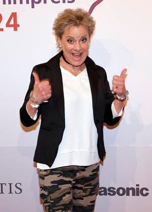 Tanja Schumann beim Deutschen Hoerfilmpreis 2024 in der Hauptstadtrepraesentanz der Deutschen Telekom Berlin.