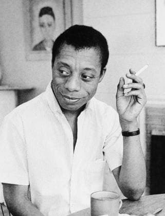 JAMES BALDWIN (1924-1987). American writer. Photograph, c1955.  Copyright: xGRANGERx xGRANGERx 0036360