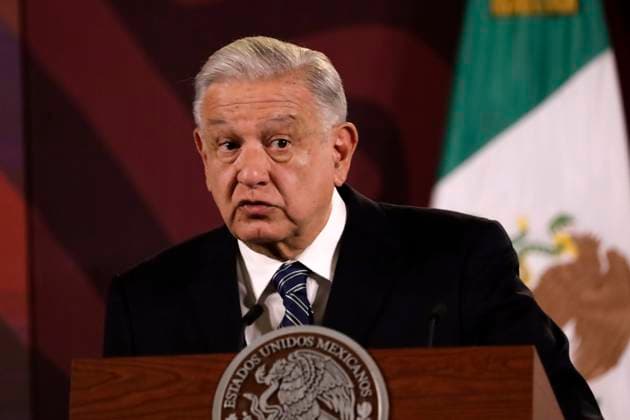 March 20, 2024, Mexico City, Mexico:MexicoÃ¢â‚¬â ¢s President, Andres Manuel Lopez Obrador gesticulates while answers question for the media during his daily briefing at the National Palace. on March 20, 2024 in Mexico City, Mexico Mexico City Mexico - ZUMAe321 20240320_zia_e321_005 Copyright: xLuisxBarronx