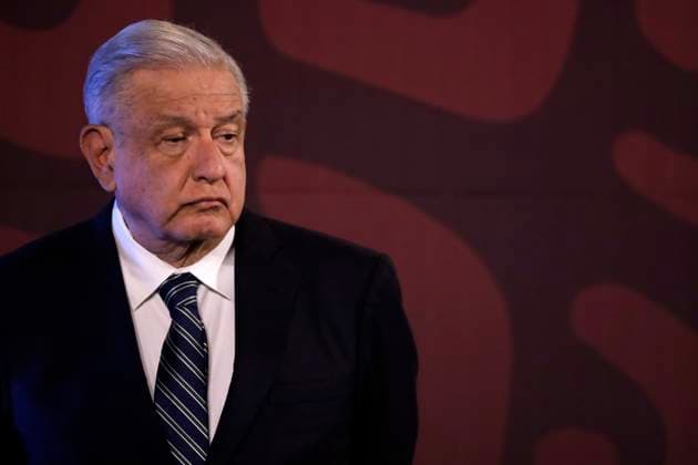 March 20, 2024, Mexico City, Mexico:MexicoÃ¢â‚¬â ¢s President, Andres Manuel Lopez Obrador gesticulates while answers question for the media during his daily briefing at the National Palace. on March 20, 2024 in Mexico City, Mexico Mexico City Mexico - ZUMAe321 20240320_zia_e321_012 Copyright: xLuisxBarronx