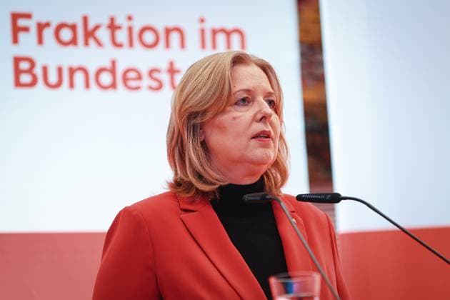 Bärbel Bas, SPD, bei der Verleihung des Otto-Wels-Preises im Deutschen Bundestag, 20.3.2024, Bundestag, Reichstagsgebäude, Berlin, Deutschland