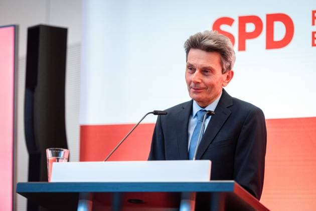 Rolf Mützenich, SPD, bei der Verleihung des Otto-Wels-Preises im Deutschen Bundestag, 20.3.2024, Bundestag, Reichstagsgebäude, Berlin, Deutschland