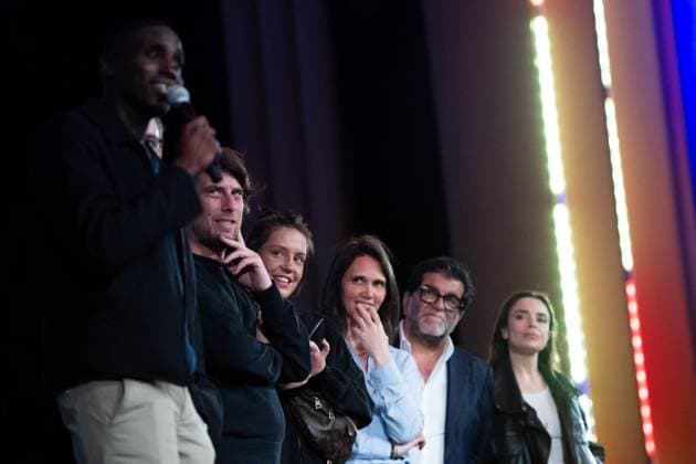 Cesar Des Lyceens 2024 Award Grand Rex Elodie Bouchez, Alain Attal, Jeanne Herry, Hugo Selignac, Adele Exarchopoulos and Birane Ba attending the Cesar Des Lyceens 2024 Award at the Grand Rex Cinema in Paris, France, on March 20, 2024. Photo by Aurore Marechal ABACAPRESS.COM Paris France  Copyright: xMarechalxAurore ABACAx