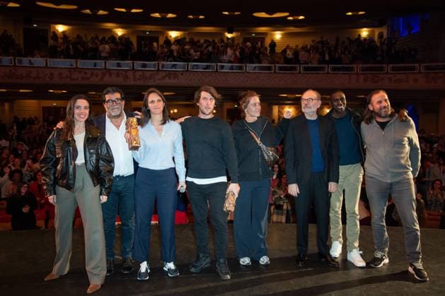 Cesar Des Lyceens 2024 Award Grand Rex Elodie Bouchez, Alain Attal, Jeanne Herry, Hugo Selignac, Adele Exarchopoulos, Jean-Pierre Darroussin, Birane Ba and Fred Testot attending the Cesar Des Lyceens 2024 Award at the Grand Rex Cinema in Paris, France, on March 20, 2024. Photo by Aurore Marechal ABACAPRESS.COM Paris France  Copyright: xMarechalxAurore ABACAx
