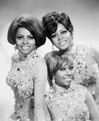THE SUPREMES. American popular vocal trio. From left to right: Diana Ross, Mary Wilson, and Florence Ballard. Photograph, 1960s.  Copyright: xGRANGERx xGRANGERx 0045847