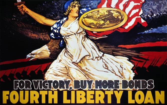 WORLD WAR I: LIBERTY LOAN. For Victory, Buy More Bonds. American World War I Liberty Loan poster.  Copyright: xGRANGERx xGRANGERx 0045860